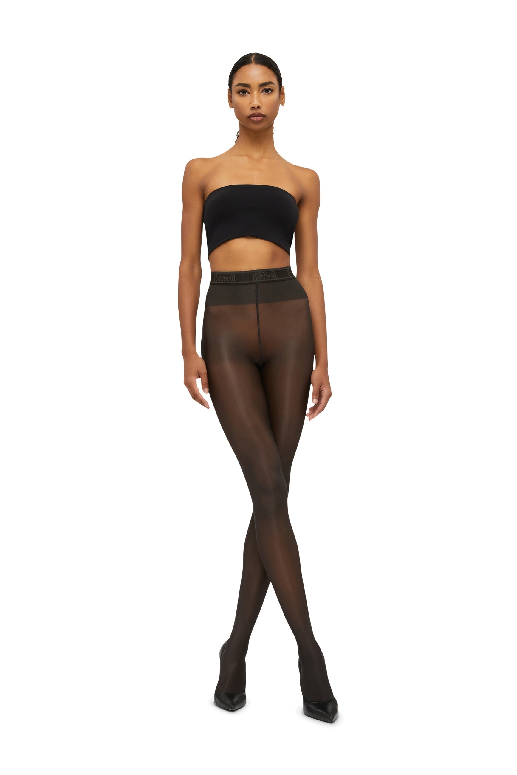 Neon 40 strømpebukser - 7212 nearly black